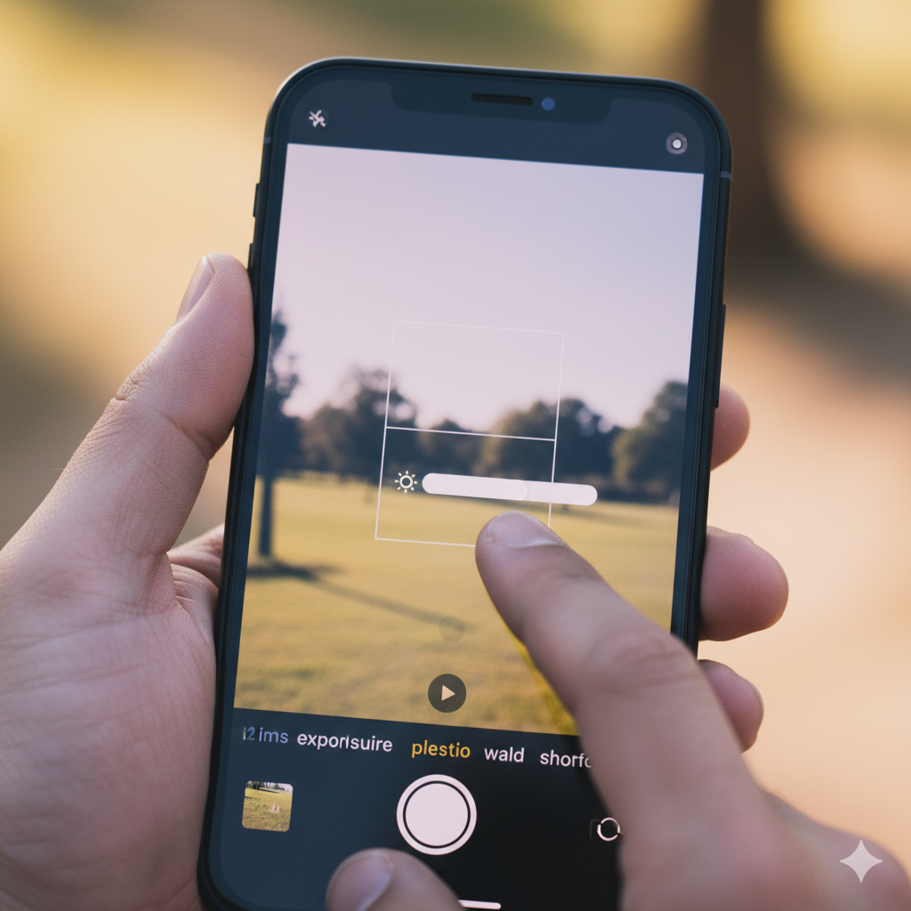 تنظیم نوردهی (Exposure) در عکاسی با آیفون 